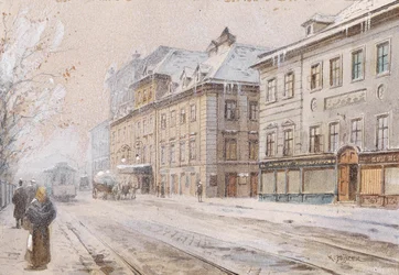 Theater an der Wien in Winter